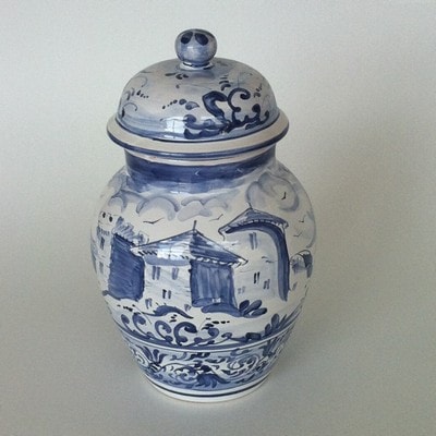 Ceramiche d-Arte di Albisola - Maiolica decoro Antico Savona. 